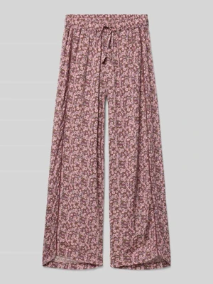 krój loose fit szerokość spodnie z czystej wiskozy model 'GLOW' Only