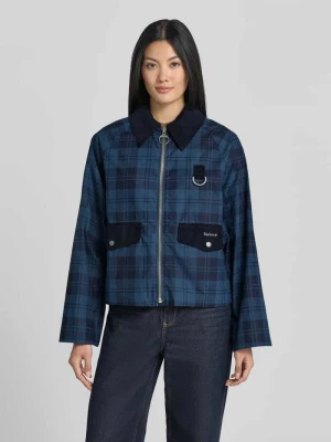 kroj regular fit bomberka / bluzon z czystej bawełny model 'BALTON' Barbour
