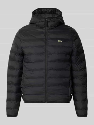 krój regular fit bomberka z wypełnieniem Ecodown Lacoste Czarny