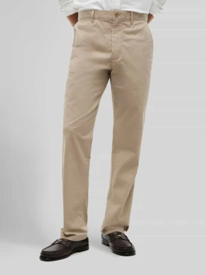 krój regular fit chino model 'DOVER' Tommy Hilfiger Beżowy