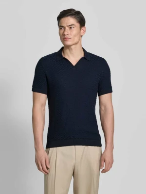 krój regular fit dzianinowe polo model 'TONO' CINQUE