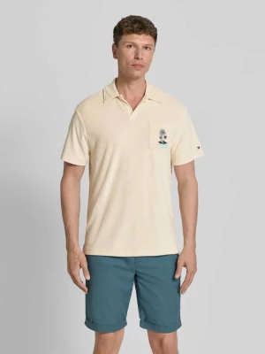 krój regular fit  koszulka polo z froty Tommy Hilfiger
