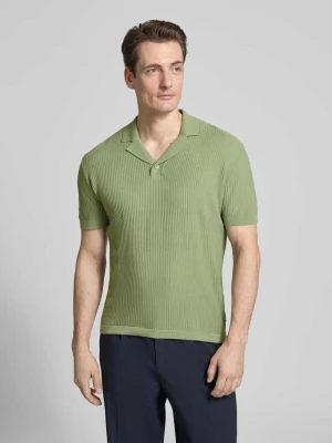 Krój regular fit Koszulka polo z kołnierzem z połami i dekoltem w serek Armani Exchange