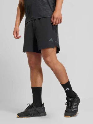 krój regular fit koszulka sportowa z nadruk z logo model 'D4T PrimeLft SH' Adidas Czarny