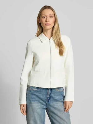 Krój regular fit krótki blezer z mieszanki bawełny Tom Tailor