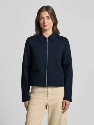 Krój regular fit krótki blezer z mieszanki bawełny Tom Tailor