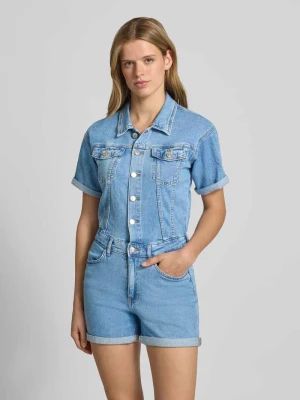 krój regular fit krótki kombinezon z mieszanka bawełny model 'CASTEL' Only