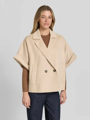 Krój regular fit krótki płaszcz z czystej żywej wełny model 'NEO' Weekend Max Mara
