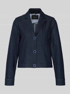 Krój regular fit krótki żakiet z denimu s.Oliver BLACK LABEL
