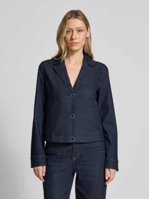 Krój regular fit krótki żakiet z denimu s.Oliver BLACK LABEL