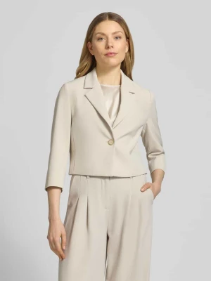 Krój regular fit krótki żakiet z kołnierzem z klapami s.Oliver BLACK LABEL