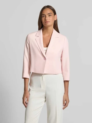 Krój regular fit krótki żakiet z kołnierzem z klapami s.Oliver BLACK LABEL