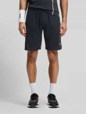krój regular fit krótkie spodenki sportowe model 'JT_TOC GAME' Boss Granatowy