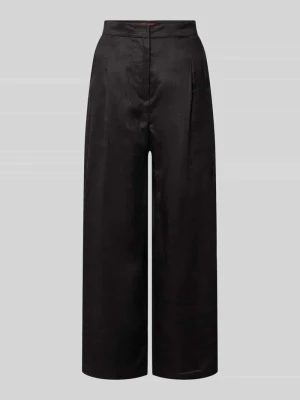 krój regular fit kuloty w skróconej długości model 'TARTUFO' Max Mara Studio