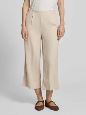 Krój regular fit kuloty z mieszanki wiskozy i lnu model 'MYMILO' Vero Moda