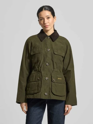 Krój regular fit Kurtka funkcyjna z czystej Bawełna Model 'CROTON' Barbour
