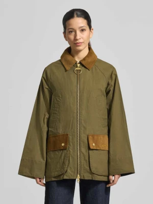 Krój regular fit Kurtka funkcyjna z czystej Bawełna Model 'LANESHAW' Barbour