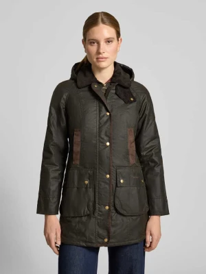 kroj regular fit kurtka funkcyjna z czystej bawełny Barbour Oliwkowy