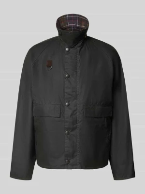 kroj regular fit kurtka funkcyjna z czystej bawełny Barbour Oliwkowy