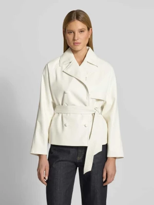 Krój regular fit kurtka z ekoskóry z wiązanym paskiem Model 'AISANDI' HUGO