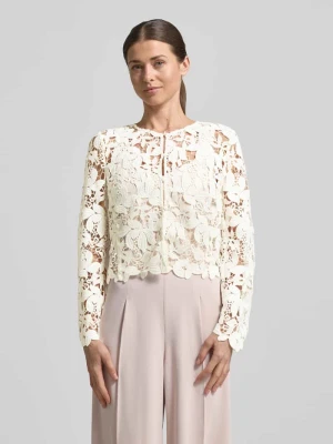 Krój regular fit Kurtka z kwiatowej koronki Christian Berg Cocktail