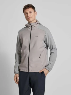 Krój regular fit Kurtka z materiału softshell z kapturem Model 'LW_CRUISLITE' BOSS Green