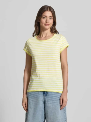 krój regular fit t-shirt z bawełny z cieniowanej przędzy s.Oliver RED LABEL