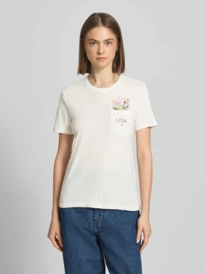 Zdjęcie produktu krój regular fit t-shirt z czystej bawełny ekologicznej model 'POLLY' Only Biały