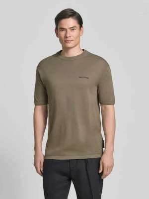 krój regular fit t-shirt z czystej bawełny Marc O'Polo × DFB Travel kolekcja