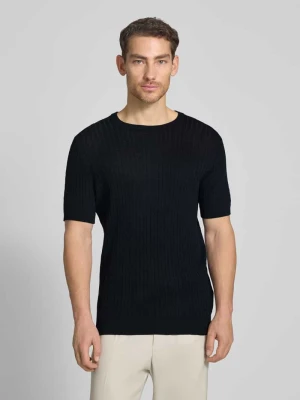 krój regular fit t-shirt z czystej bawełny model 'ADRIAN-TC' Strellson