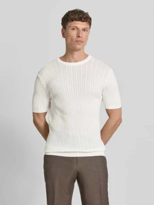 krój regular fit t-shirt z czystej bawełny model 'ADRIAN-TC' Strellson