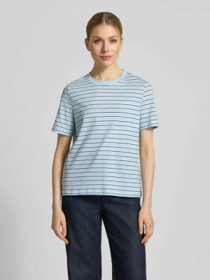 krój regular fit t-shirt z czystej bawełny model 'PAULINA' Vero Moda