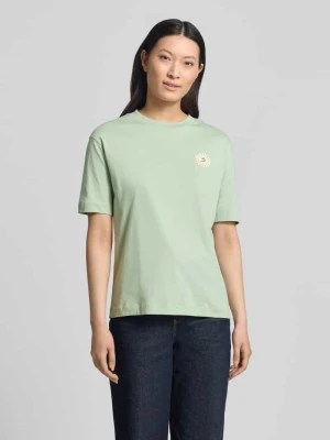 krój regular fit t-shirt z czystej bawełny model 'TARJAA' ARMEDANGELS