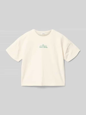 krój regular fit t-shirt z mieszanki bawełny s.Oliver RED LABEL