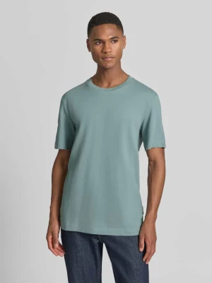 krój regular fit t-shirt z mieszanki bawełny Tom Tailor