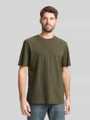 krój regular fit t-shirt z mieszanki bawełny Tom Tailor