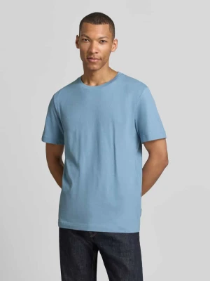 krój regular fit t-shirt z mieszanki bawełny Tom Tailor