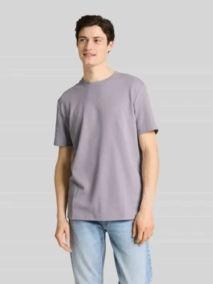 krój regular fit t-shirt z mieszanki bawełny Tom Tailor Denim