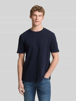 krój regular fit t-shirt z mieszanki bawełny Tom Tailor Denim