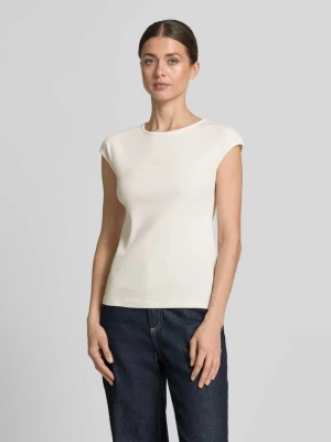 krój regular fit t-shirt z mieszanki bawełny Tom Tailor Denim