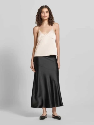krój regular fit top na ramiączkach z obszyciem koronką model 'RAYA' Only