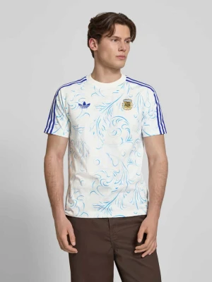 Zdjęcie produktu krój regular fit trykot z czystej bawełny adidas Originals Złamany biały