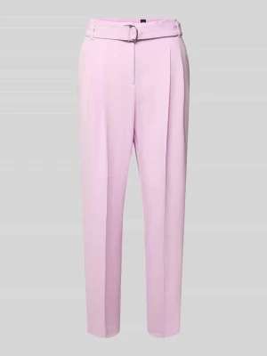 krój regular fit Wąskie spodnie z paskiem model 'TAPIAH' Boss