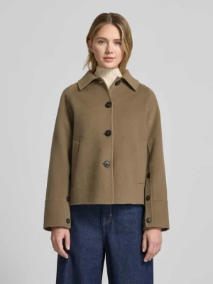 Krój relaxed fit Kurtka z Mieszanka wełny z Wykładany kołnierz Blonde No. 8