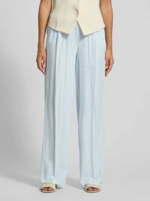 Krój relaxed fit luźne spodnie z mieszanki lnu i wiskozy s.Oliver RED LABEL