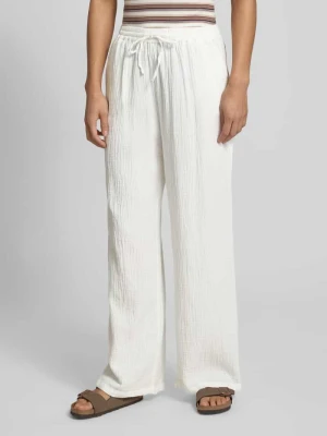 krój relaxed fit Szerokie spodnie z bawełny organicznej model 'THYRA' Only