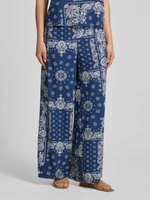 Krój relaxed fit szerokość spodnie z czystej wiskozy model 'KAVI' Only