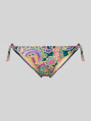 Dół bikini w kroju slim fit z nadrukiem paisley na całej powierzchni model 'Lise' MARIE JO