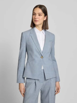 Krój slim fit krótki żakiet z czystej żywej wełny Model 'JIA9' Boss