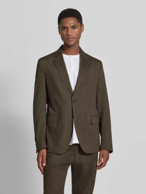 Krój slim fit marynarka jednorzędowa na dwa guziki z kieszeniami z patką model 'YAMES' drykorn